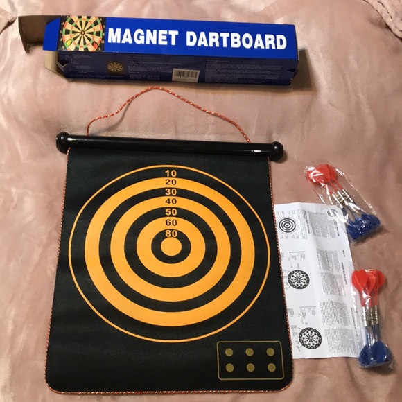 Lanao Magnet Dartboard for Kids & Adults/Double Sided Board Games - Picture 2 of 9